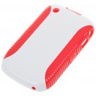 protector blackberry blanco y rojo